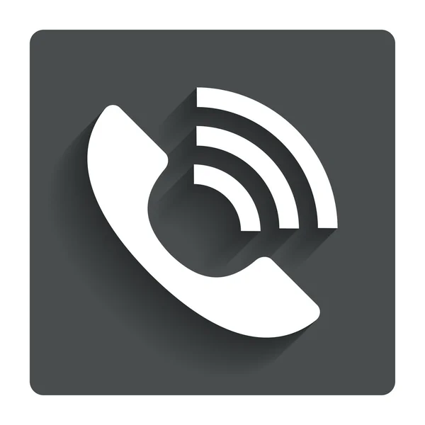 Icona del segnale telefonico. Simbolo supporto . — Vettoriale Stock