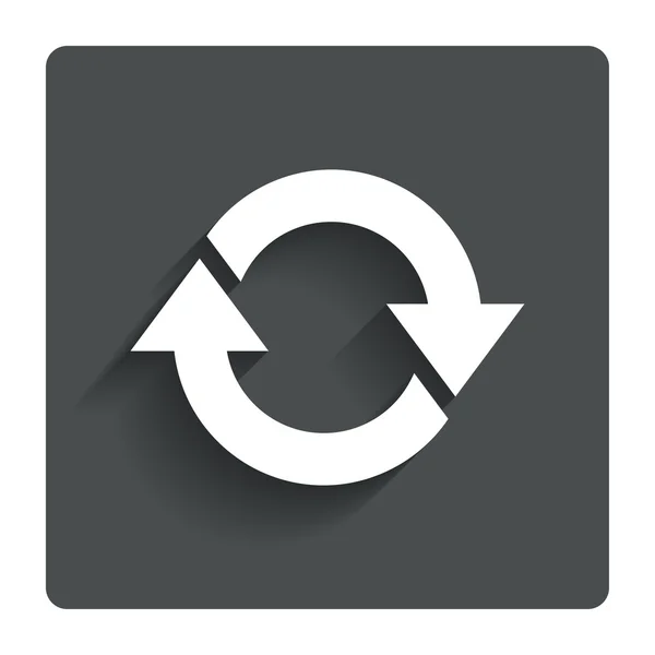 Rotation icon. Repeat symbol. Refresh sign. — Stock Vector