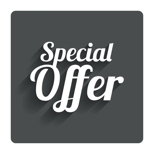 Special offer sign icon. Sale symbol. — Stock Vector