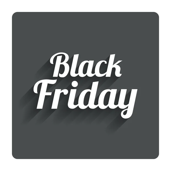Ícone de venda Black Friday. Símbolo oferta especial . — Vetor de Stock