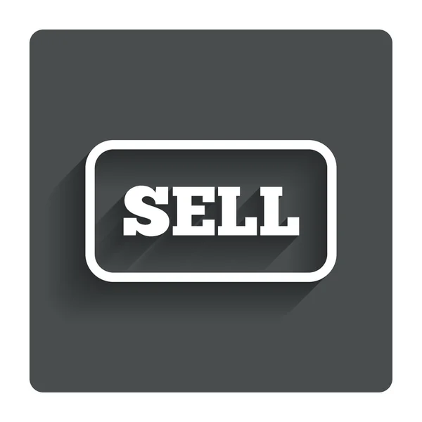 Sell sign icon. Contributor button. — Stock Vector