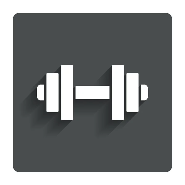 Hantle ikona znak. fitness symbol. — Wektor stockowy