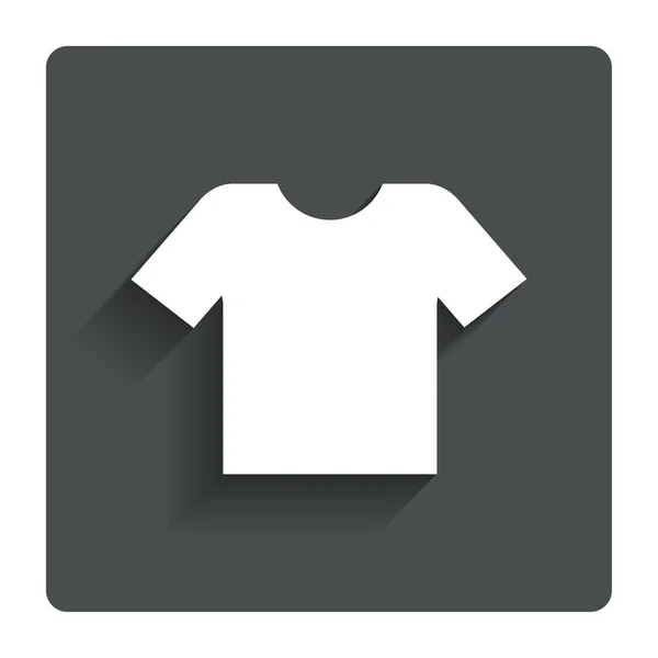 Ícone do sinal da T-shirt. Símbolo da roupa . — Vetor de Stock