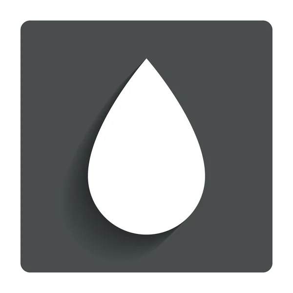 Water drop sign icon. Tear symbol. — Stock Vector