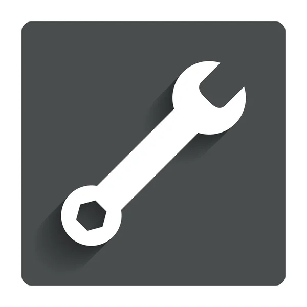 Viktiga tecken skiftnyckelmenyn. service verktyg symbol. — Stock vektor