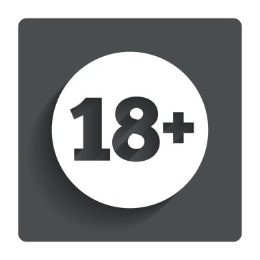 18 yaşında işareti. Yetişkin içerik.