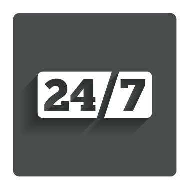 hizmet ve destek müşterileri için. 24 Saat.