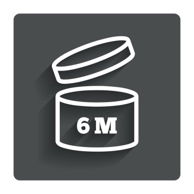 açtıktan sonra 6 ay işareti simgesini kullanın..