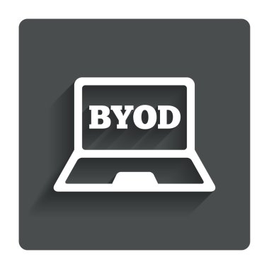 byod işareti simgesi. kendi aygıt simgesi getir.