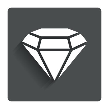 Elmas simgesi. Mücevher sembolü. Mücevher taşı.