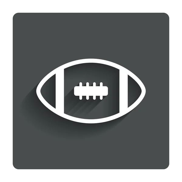 American football sign icon. Team sport game. — Stock Vector