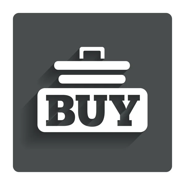 Buy sign icon. Online buying cart button. — Stock Vector