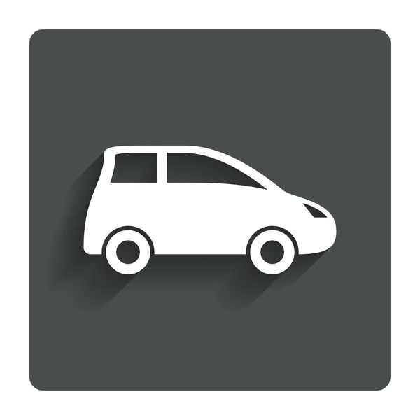 Car sign icon. Hatchback symbol. — Stock Vector