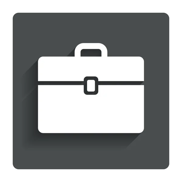 Case sign icon. Briefcase button. — Stock Vector
