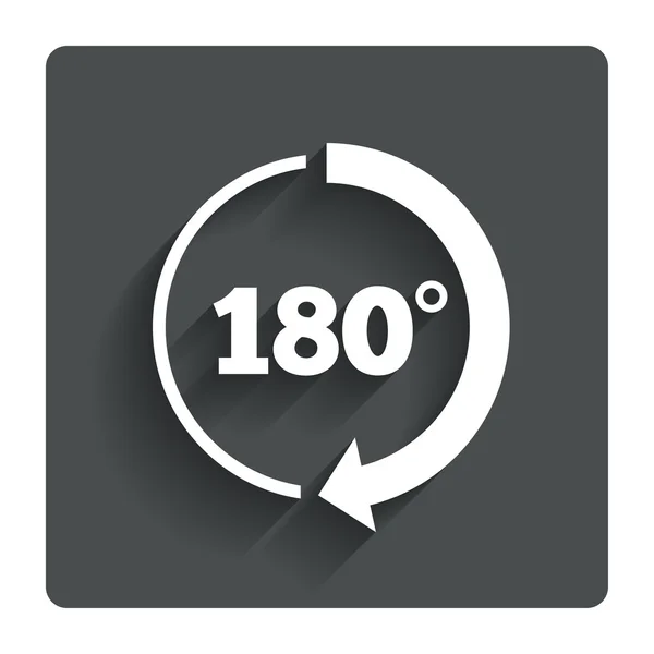Angle 180 degrees sign icon. Geometry math symbol — Stock Illustration Angle 180 degrees sign icon. Geometry math symbol Stock Illustration