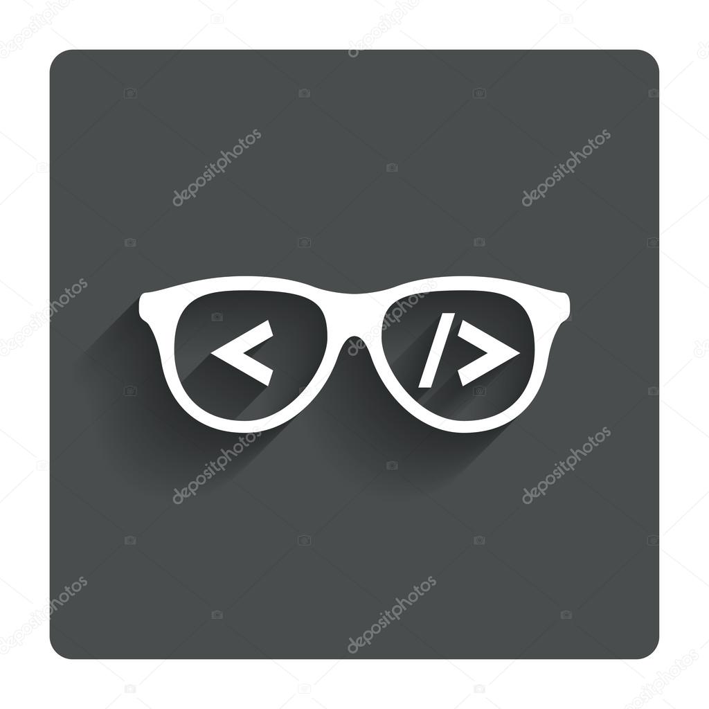 Coder sign icon. Programmer symbol. Stock Vector Image by ©Blankstock ...