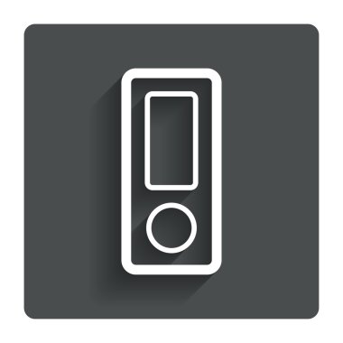 Belge klasörü işaret. Muhasebe Ciltçi simgesi.