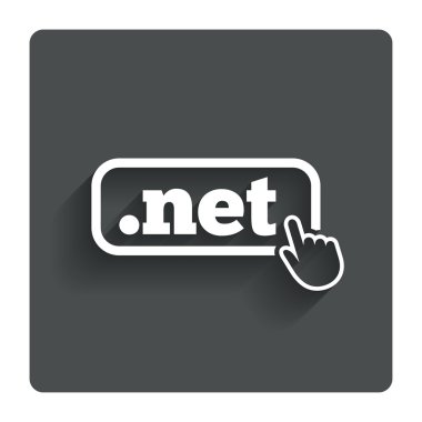etki alanı net işareti simgesi. üst düzey Internet etki alanı
