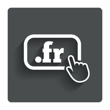 etki alanı fr işareti simgesi. üst düzey Internet etki alanı