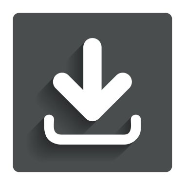 Download Icon. Yükle düğmesi.