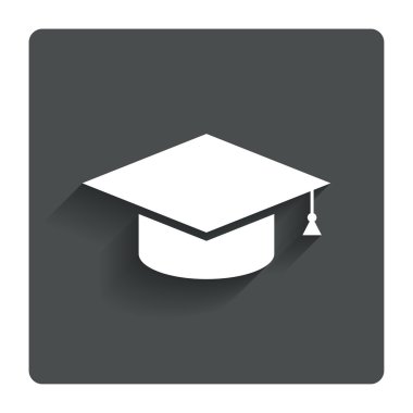 icône de graduation cap sign. symbole de l'éducation.