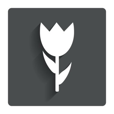 çiçek işareti simgesi. gül sembolü.