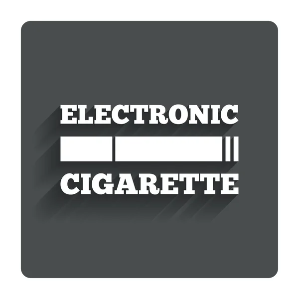 Знак дыма. Символ E-Cellette . — стоковый вектор