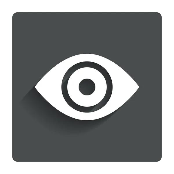 Icono de signo ocular. Publicar el botón de contenido . — Vector de stock