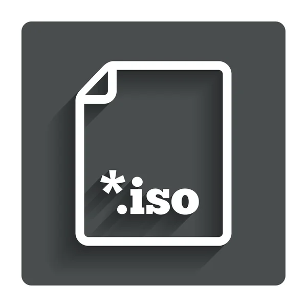 Iso 文件的图标。下载虚拟驱动器文件. — 图库矢量图片