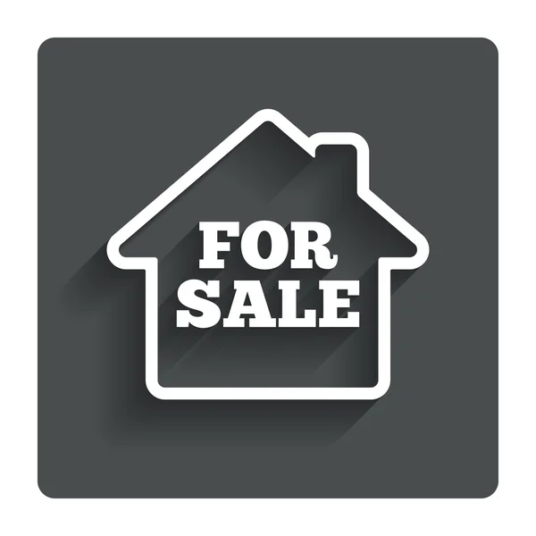 For sale sign icon. Real estate selling. — Stock Vector