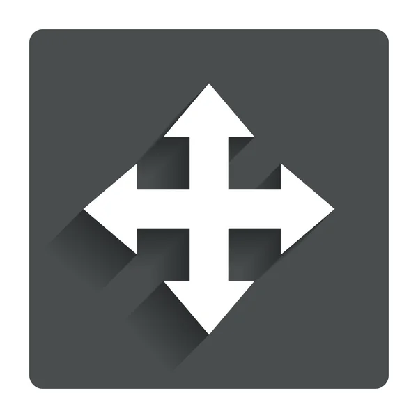 Fullscreen tecken ikon. pilar symbol. — Stock vektor