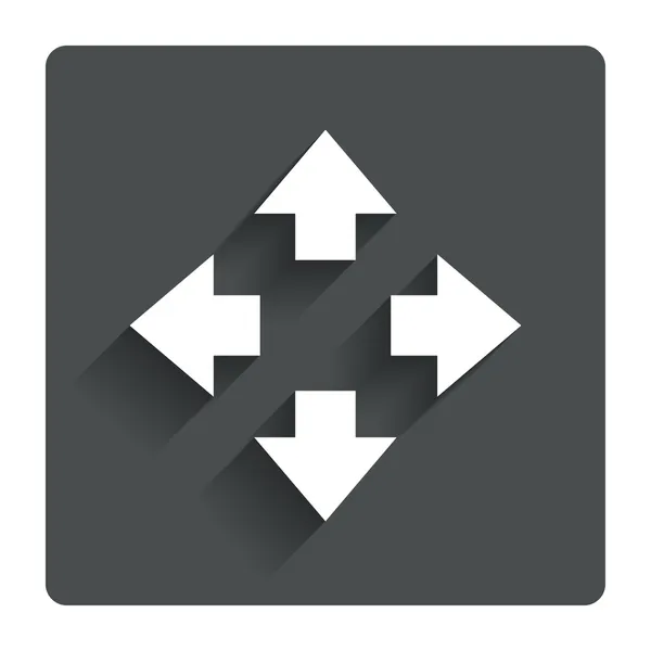 Fullscreen tecken ikon. pilar symbol. — Stock vektor
