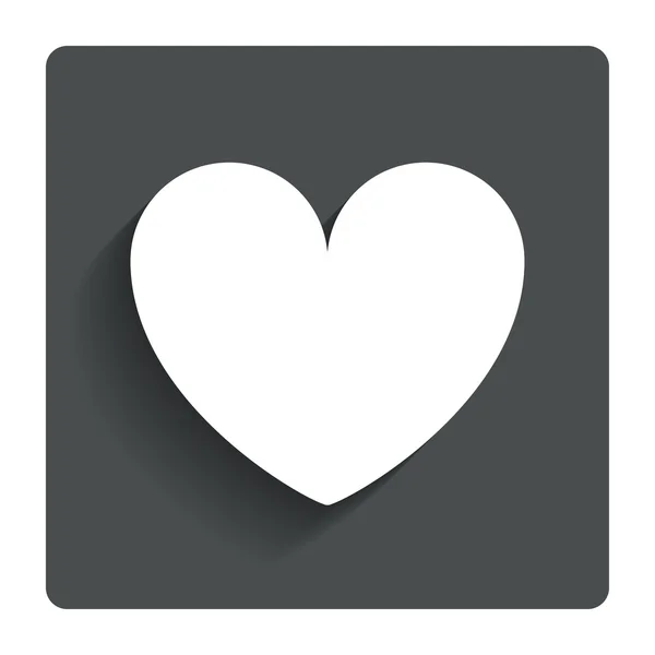 Heart sign icon. Love symbol. — Stock Vector