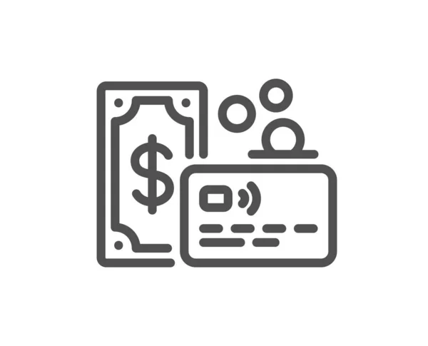 Kreditkartensymbol Zahlungszeichen Für Bankgeld Bargeldloses Münzgeld Symbol Qualitäts Design Element — Stockvektor