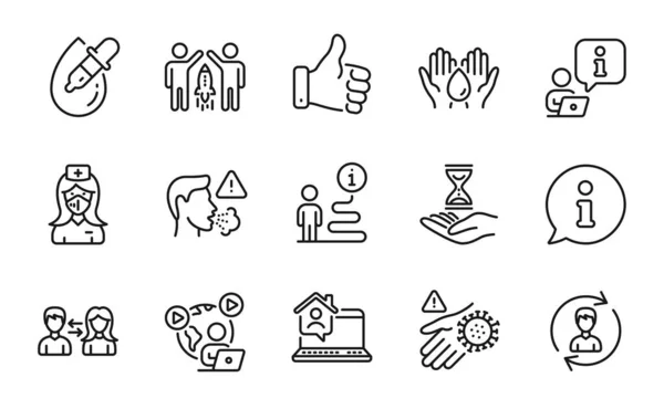 Conjunto Iconos Gente Icono Incluido Como Comunicación Personas Igual Que — Vector de stock
