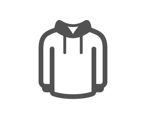 Icône Capuche Sweat Capuche Signe Usure Sweat Capuche Symbole Style — Image vectorielle