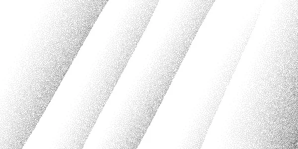 Dotwork Diagonale Streifen Muster Schwarze Rauschstiftpunkte Sandkorn Effekt Black Dots — Stockvektor