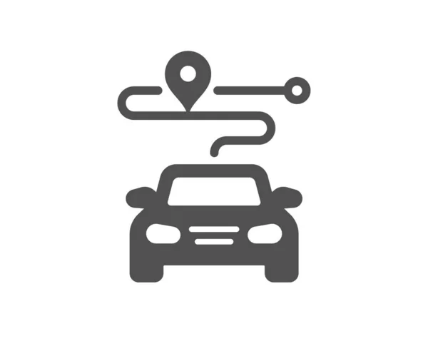 Ikona Jakości Podróży Znak Drogowy Symbol Mapy Trasy Samochodu Klasyczny — Wektor stockowy