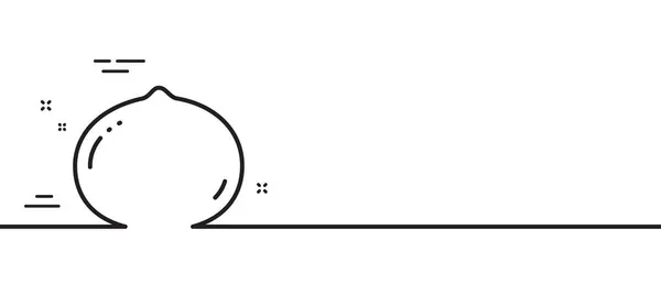 Значок Ореховой Линии Макадамии Классный Ореховый Знак Символ Веганской Еды — стоковый вектор