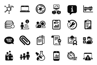 Air hayranı, Çevrimiçi Uyarı ve Fikir simgeleri ile ilgili Eğitim Simgeleri Vektör Kümesi. Ataç, hızlı ipuçları ve akıllı telefon istatistik tabelaları. Sertifika, onaylanmış anlaşma ve çalışma evi. Vektör