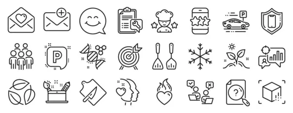 Іконки Бізнес Бізнесу Такі Любовний Лист Паркінг Рослинні Ікони Пошук — стоковий вектор