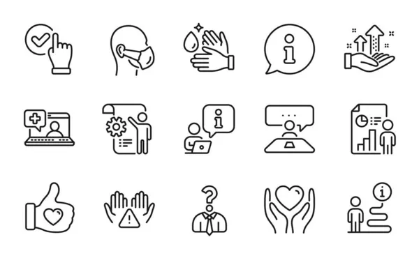 People Icons Set Included Icon Settings Blueprint Hiring Employees Interview — Stock Vector