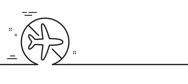 Ref Mode Line Icon Знак Режима Самолета Включите Символ Устройства — стоковый вектор
