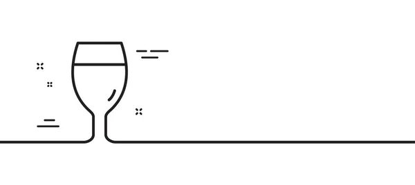 Значок Линии Пива Пивной Знак Паб Крафт Символ Пивоварни Иллюстрация — стоковый вектор