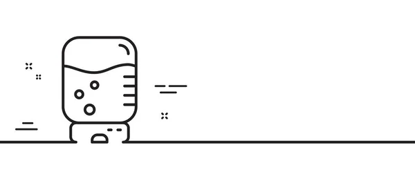 Refroidisseur Eau Bouteille Ligne Icône Toujours Signe Boisson Aqueuse Symbole — Image vectorielle