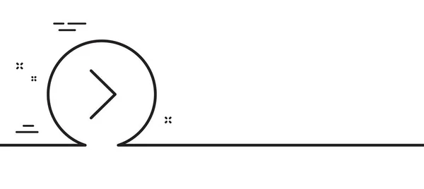 前箭头线图标 下一个箭头符号 下一个导航指针标志 最小线条图解背景 前排图标图案横幅 白色网络模板的概念 — 图库矢量图片