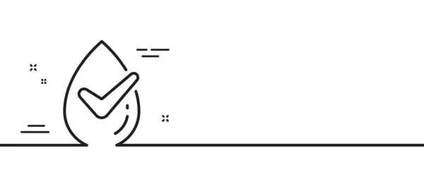Δερματολογικά Ελεγμένο Εικονίδιο Γραμμής Οργανική Εγκεκριμένη Πινακίδα Κανένα Συνθετικό Σύμβολο — Διανυσματικό Αρχείο