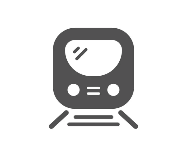 Metro Icon Subway Underground Transport Sign Train Railway Symbol Classic — Vetor de Stock