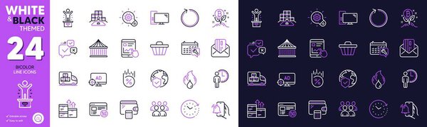 Подиум победителя, интернет-отчет и иконки петли линии для веб-сайта, печати. Ошибка Мбаппе, Ожидание, 5г интернета. Доля кредитов, оптовые товары, элементы веб-проекта Bitcoin. Вектор