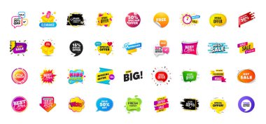 İndirimli flaş pankartlar. Reklam fiyatları etiketleri. Kara Cuma özel teklif etiketleri. İndirimli balon kuponu. Promosyon indirimli afiş şablonları tasarımı. Flaş teklif etiketi. Yeni anlaşma etiketi. Vektör